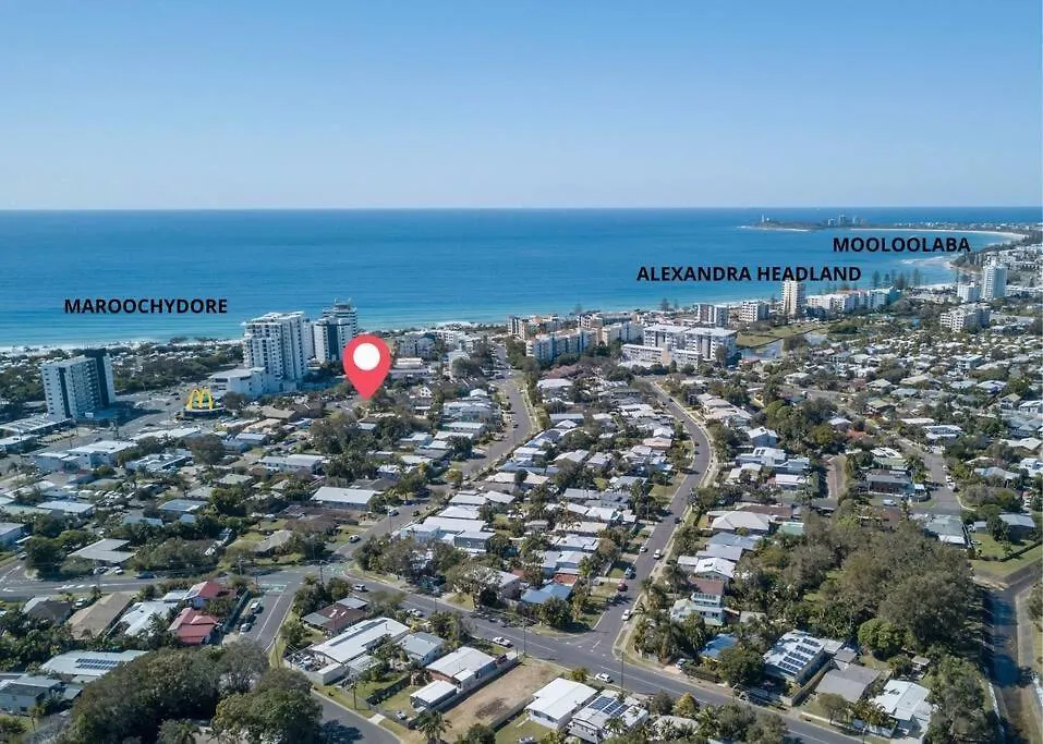 300M To Beach*Pets Allowed*Boho Beach Shack Maroochydore 0*,  Australien